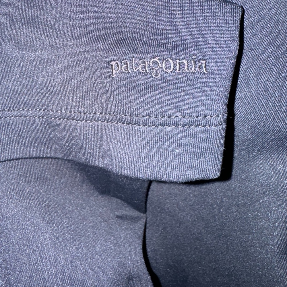Patagonia Black Sleeveless 92% Nylon/8% Spandex Midi Casual Dress Size Large - Picture 4 of 5